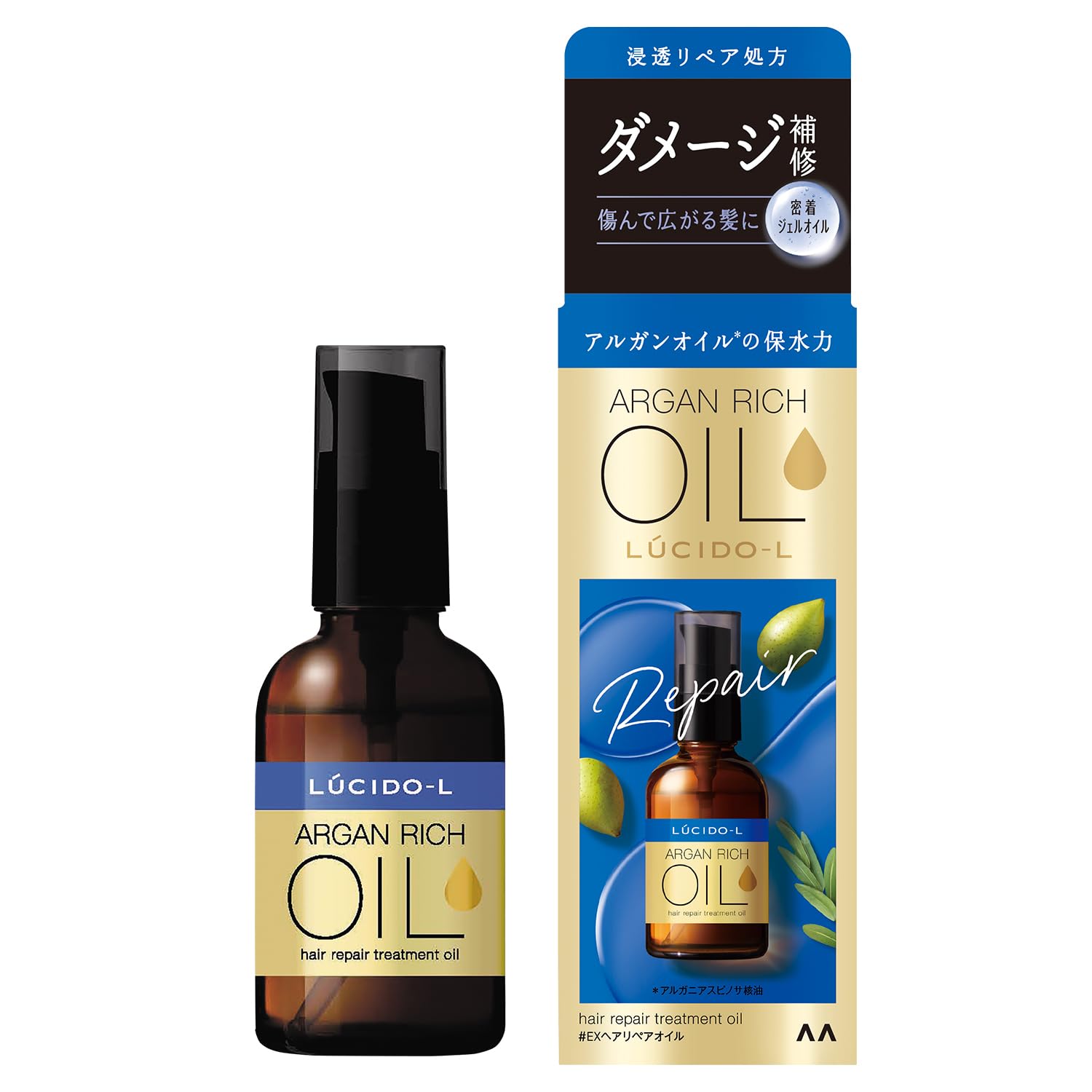 LUCIDO-L Hair Repair Oil 60ml for Smooth and Shiny Hair