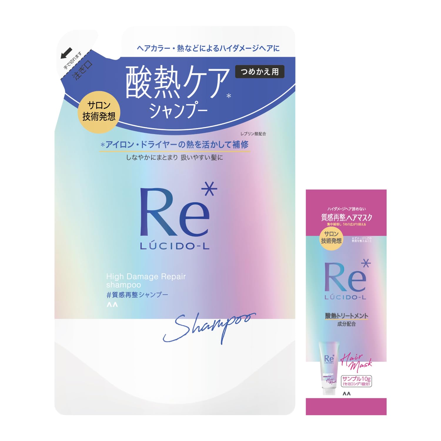 LUCIDO-L Texture Reshaping Shampoo 300ml with Osmanthus Grapefruit Fragrance
