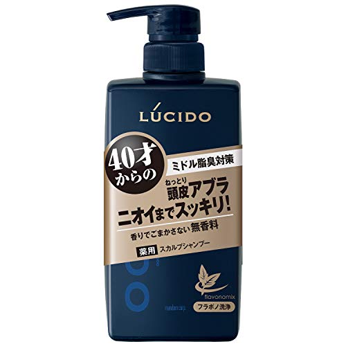 LUCIDO Medicated Scalp Deo Shampoo 450ml Fragrance-Free