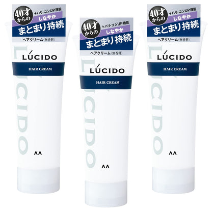 LUCIDO Hair Cream Styling Product Set 160g x 3 for Men