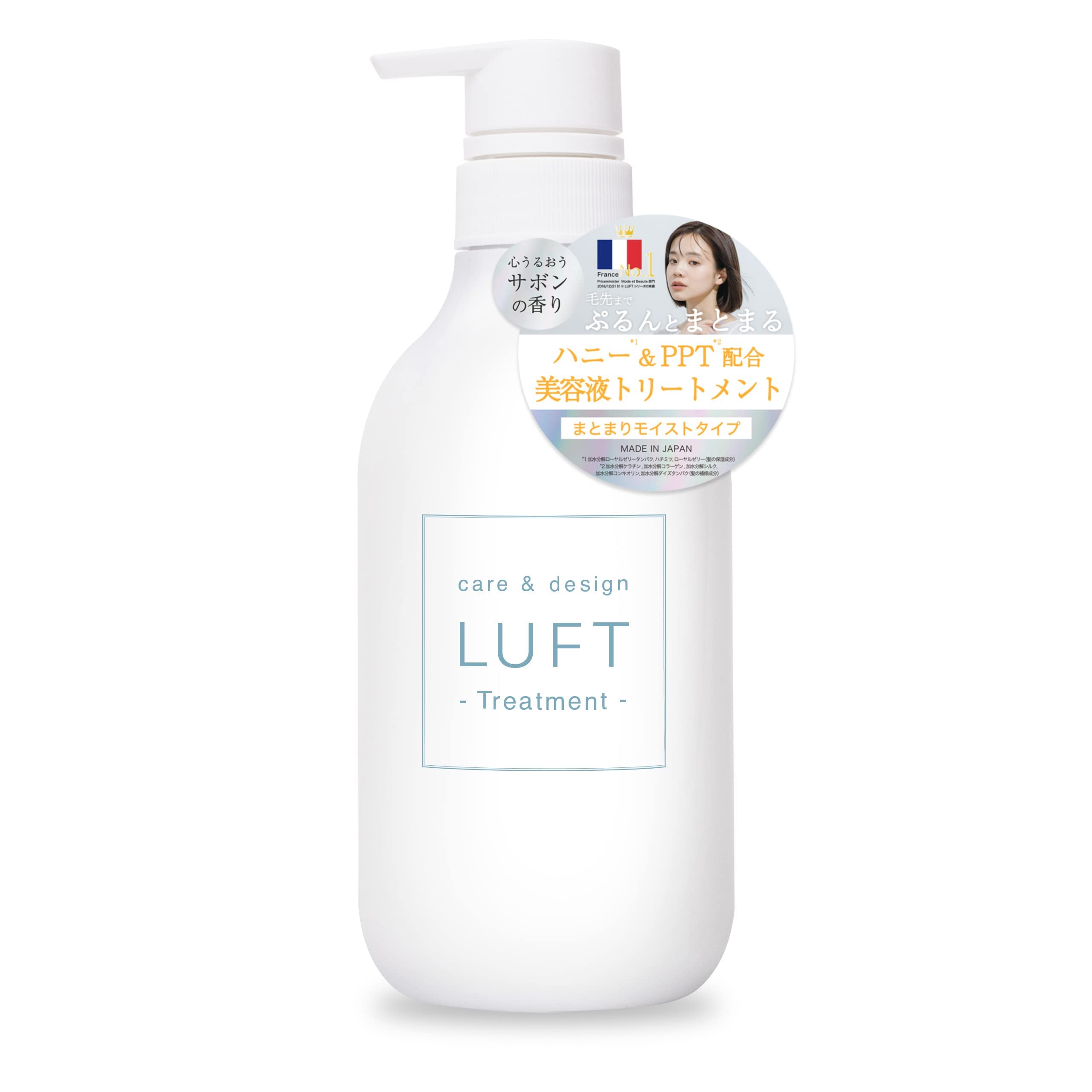 LUFT Treatment Moisture Type with Heart-Soothing Soap Fragrance 500mL PPT Beauty Serum with Honey