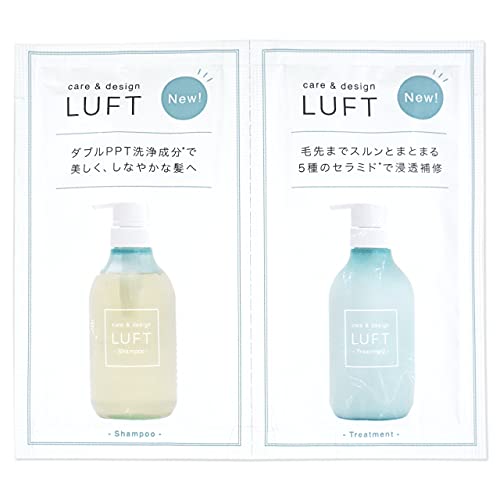 LUFT Shampoo &amp; Treatment Trial Size Smooth Type 1 piece Floral Scent PPT Amino Acid Shampoo