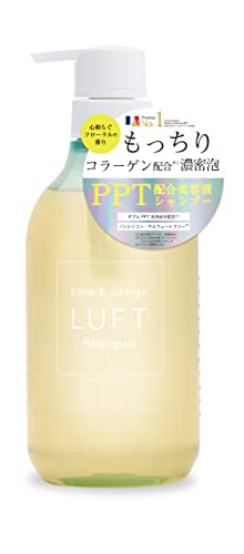 LUFT Shampoo Silky Smooth Type Soothing Floral Fragrance 500mL Smooth and Sleek Finish with PPT Beauty Serum and Argan Oil Care &amp; Design