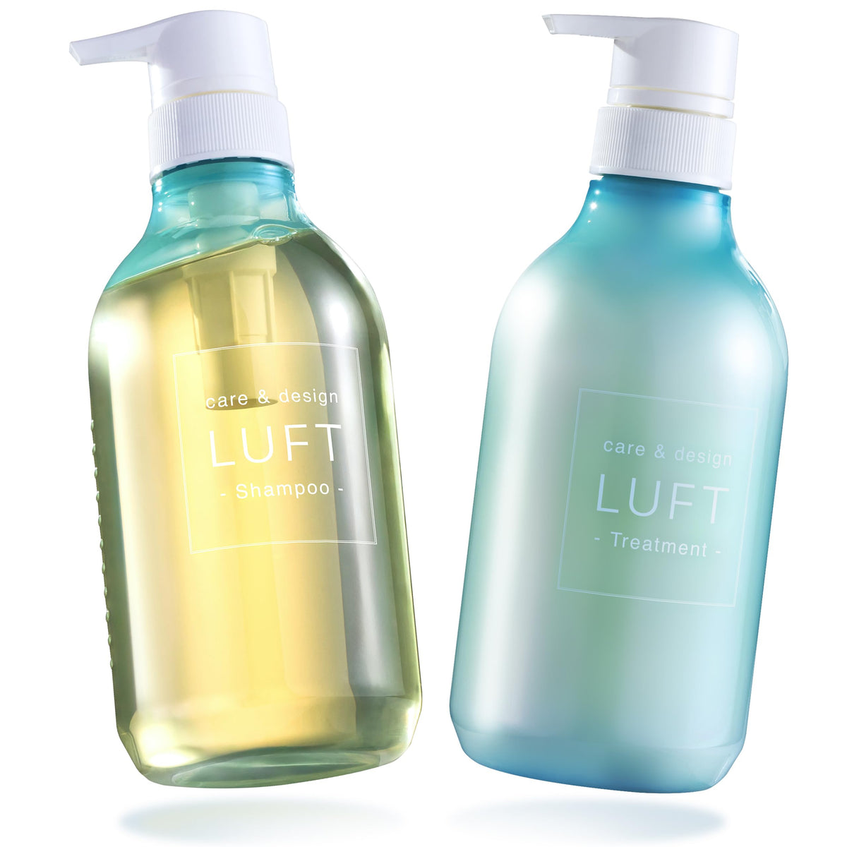 LUFT Hair Treatment Set Smooth Type 500ml Each with Floral Scent