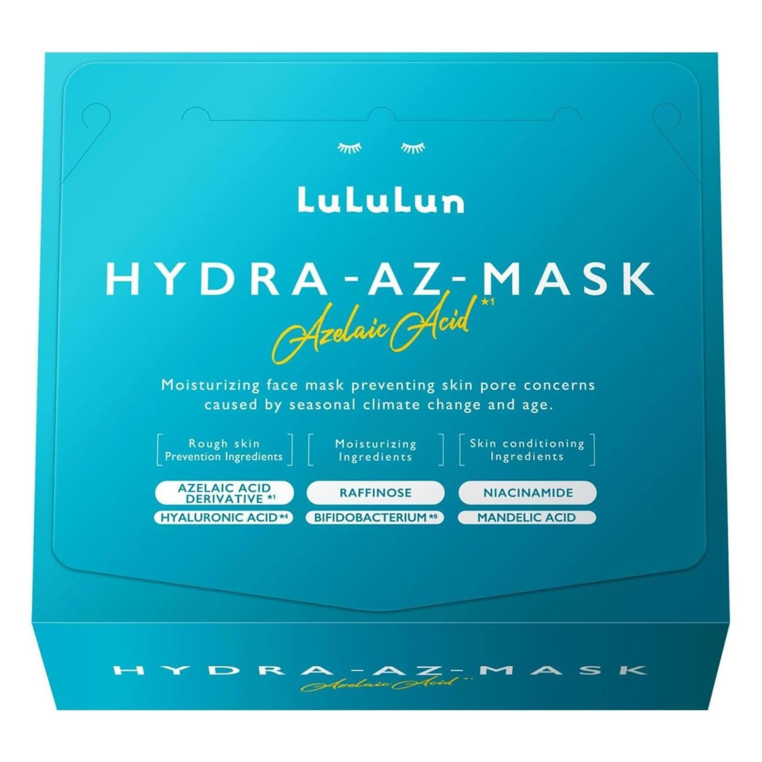 Lululun Hydrating AZ Mask 28 Sheets for Japanese Skincare
