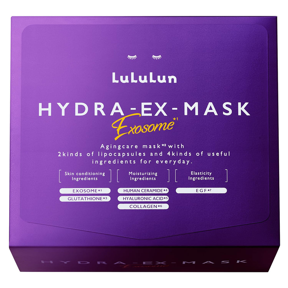 Lululun Hydrating EX Mask 28 Sheets for Moisture and Pore Care