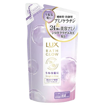 LUX Bath Glow Straight &amp; Shine Conditioner Refill 350g