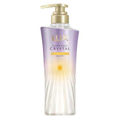 【Amazon限定先行発売】LUX (ラックス) スーパーリッチクリスタル マルチダメージリペア シャンプー ポンプ 450g