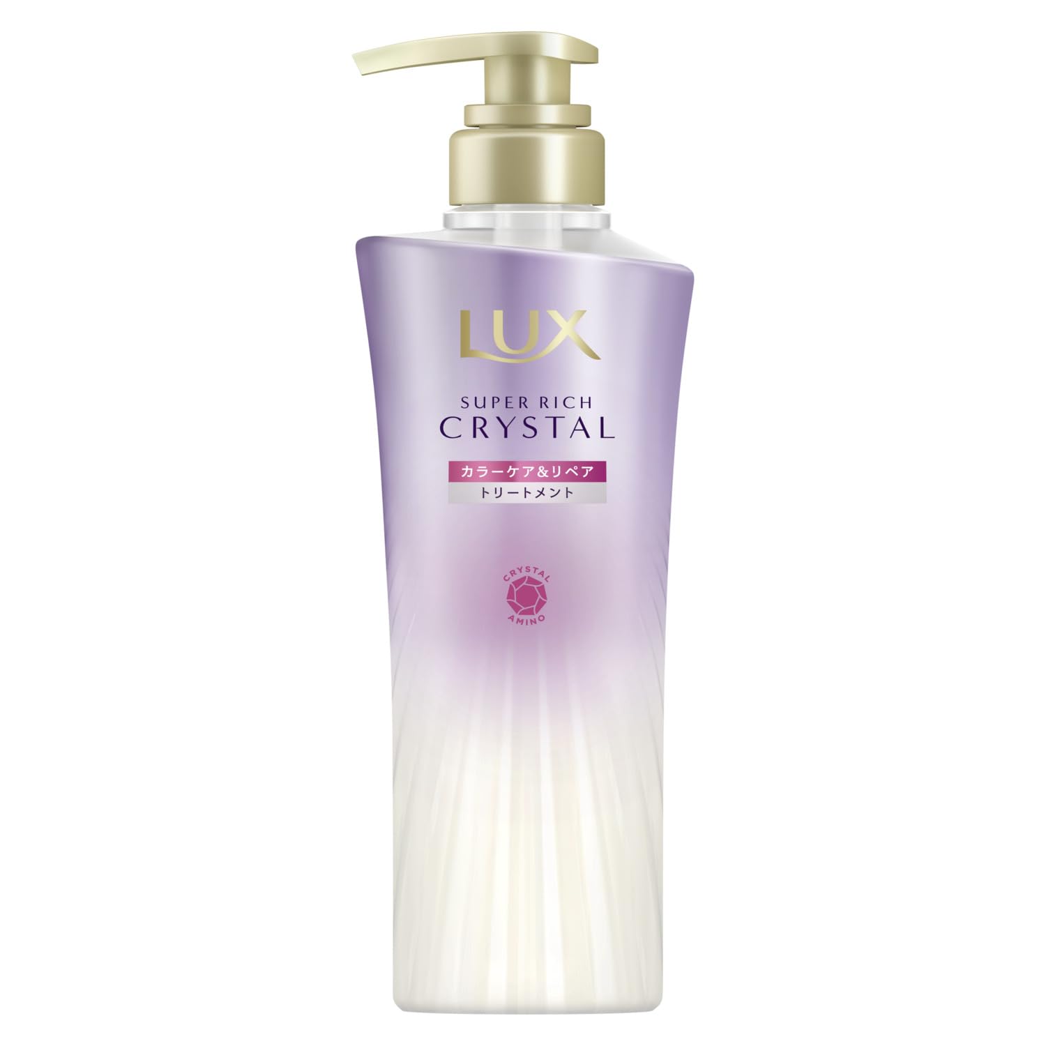 Amazon Exclusive Early Release LUX Super Rich Crystal Color Care &amp; Repair Treatment Pump 450g Color Fade Prevention