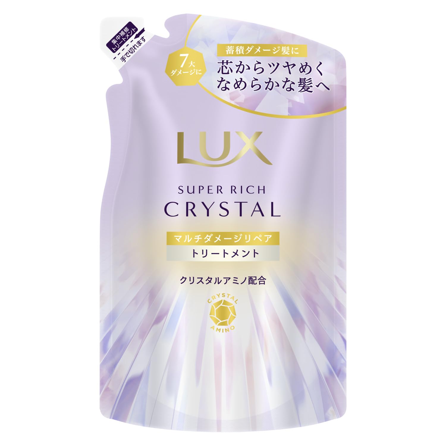 [Amazon Exclusive Early Release] LUX Super Rich Crystal Multi-Damage Repair Treatment Refill 300g