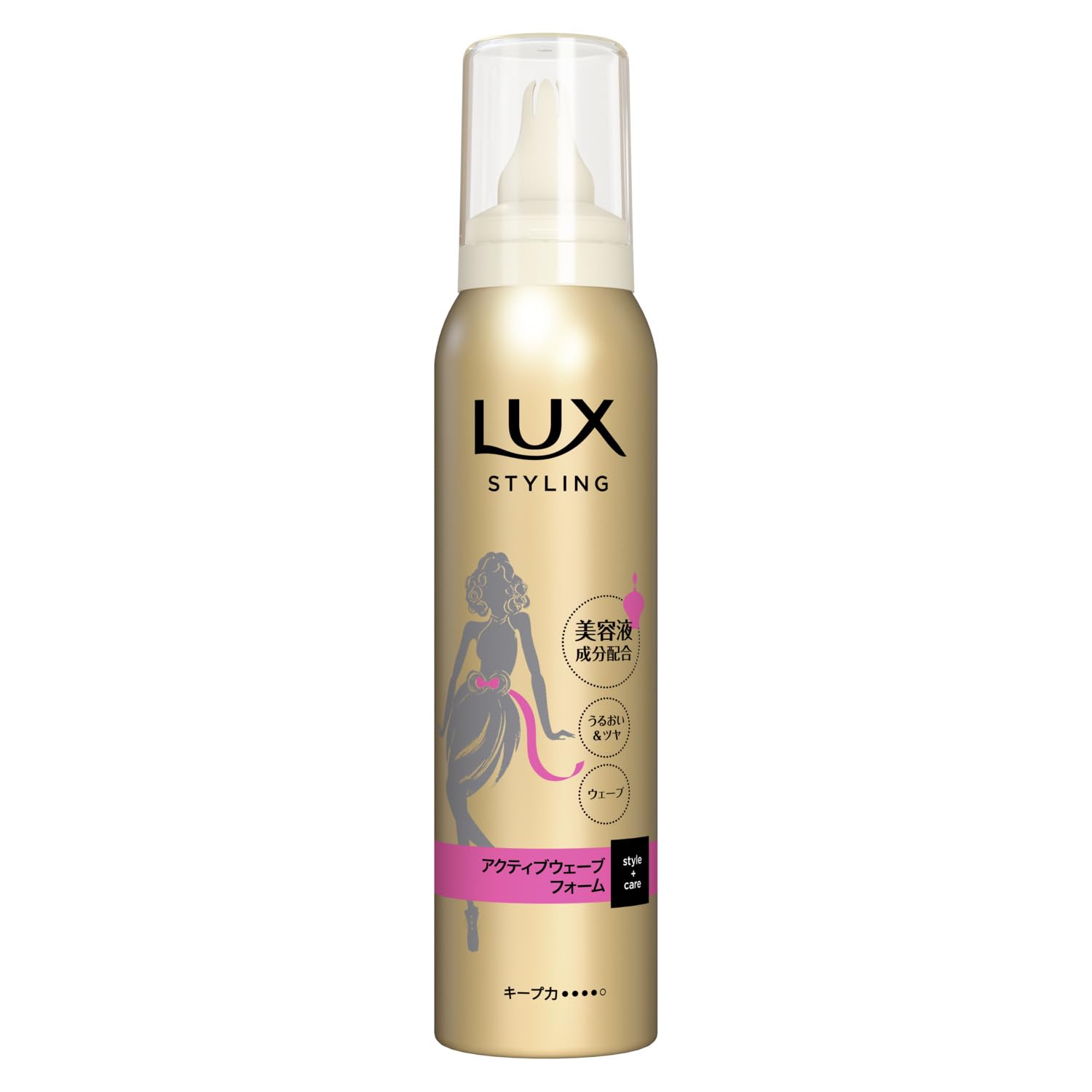 LUX Active Wave Foam Hair Mousse 130g for Effortless Styling