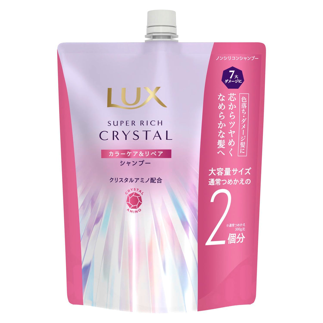 LUX Super Rich Crystal Shampoo Color Care Refill 600g
