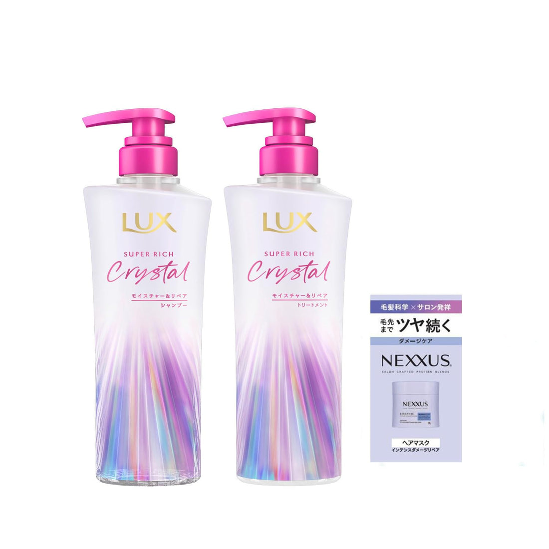 LUX Shampoo Super Rich Crystal Moisture & Repair 450ml