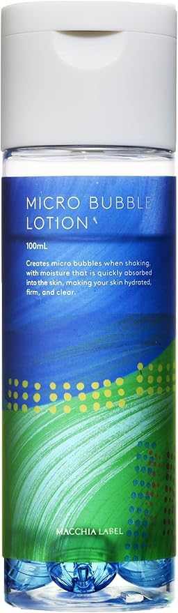 MacchiaLabel Micro Bubble Lotion 100ml Japanese Skincare