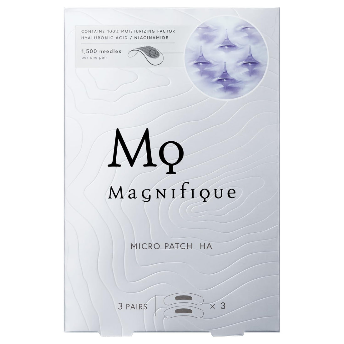 magnifique Needle Patches for Men 3 Treatments for Eyes and Mouth