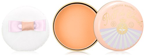 MAJOLICA MAJORCA Puff de Cheek OR302 Apricot Macaron 7g