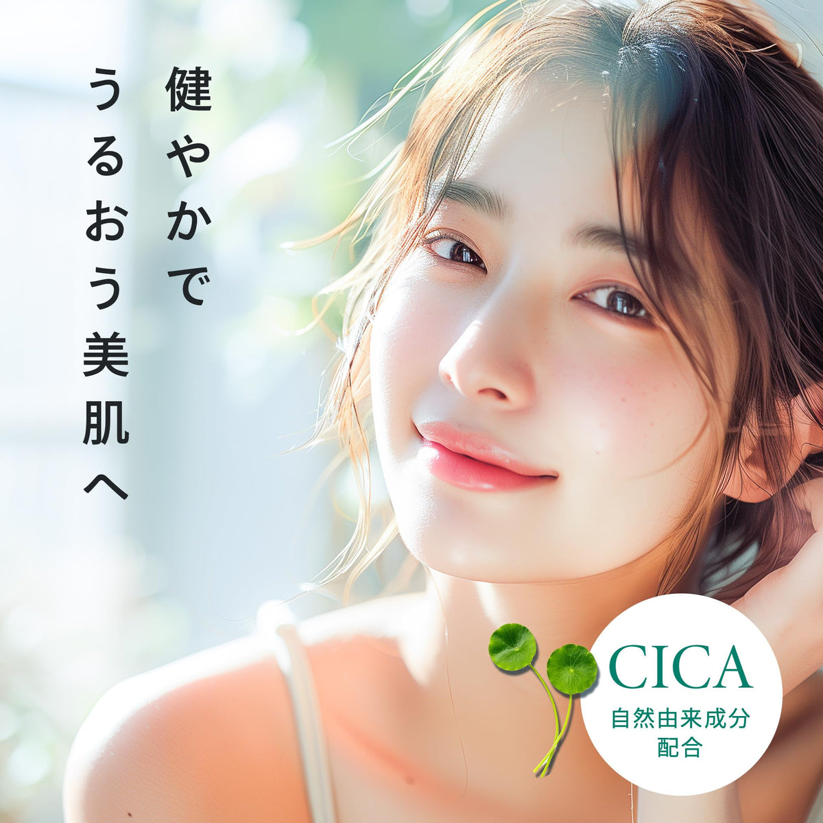 Make.iN CICA Moist Face Mask 30 Sheets Hydrating Japanese Skincare