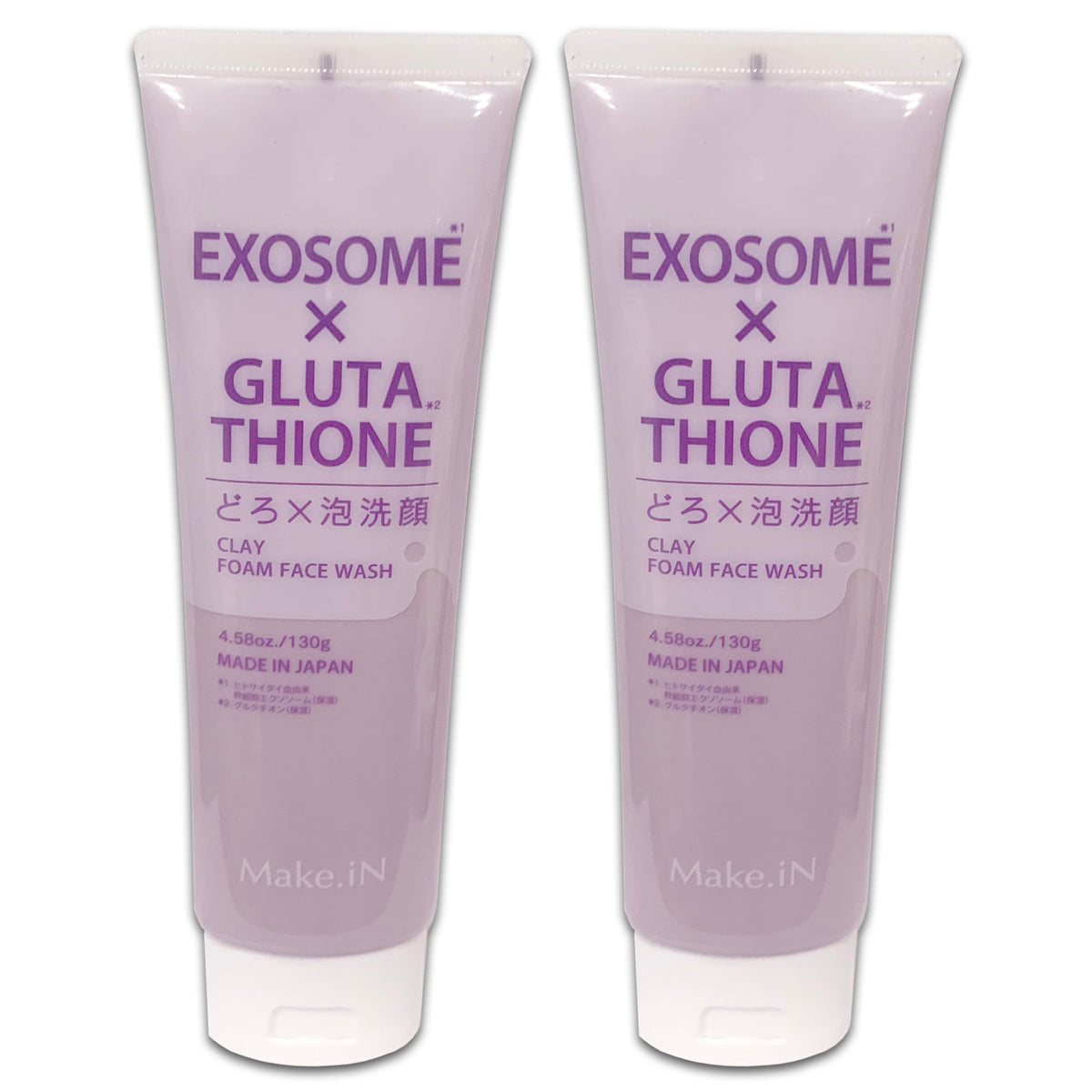 Make.iN Exosome and Glutathione Clay Foam Cleanser 130g