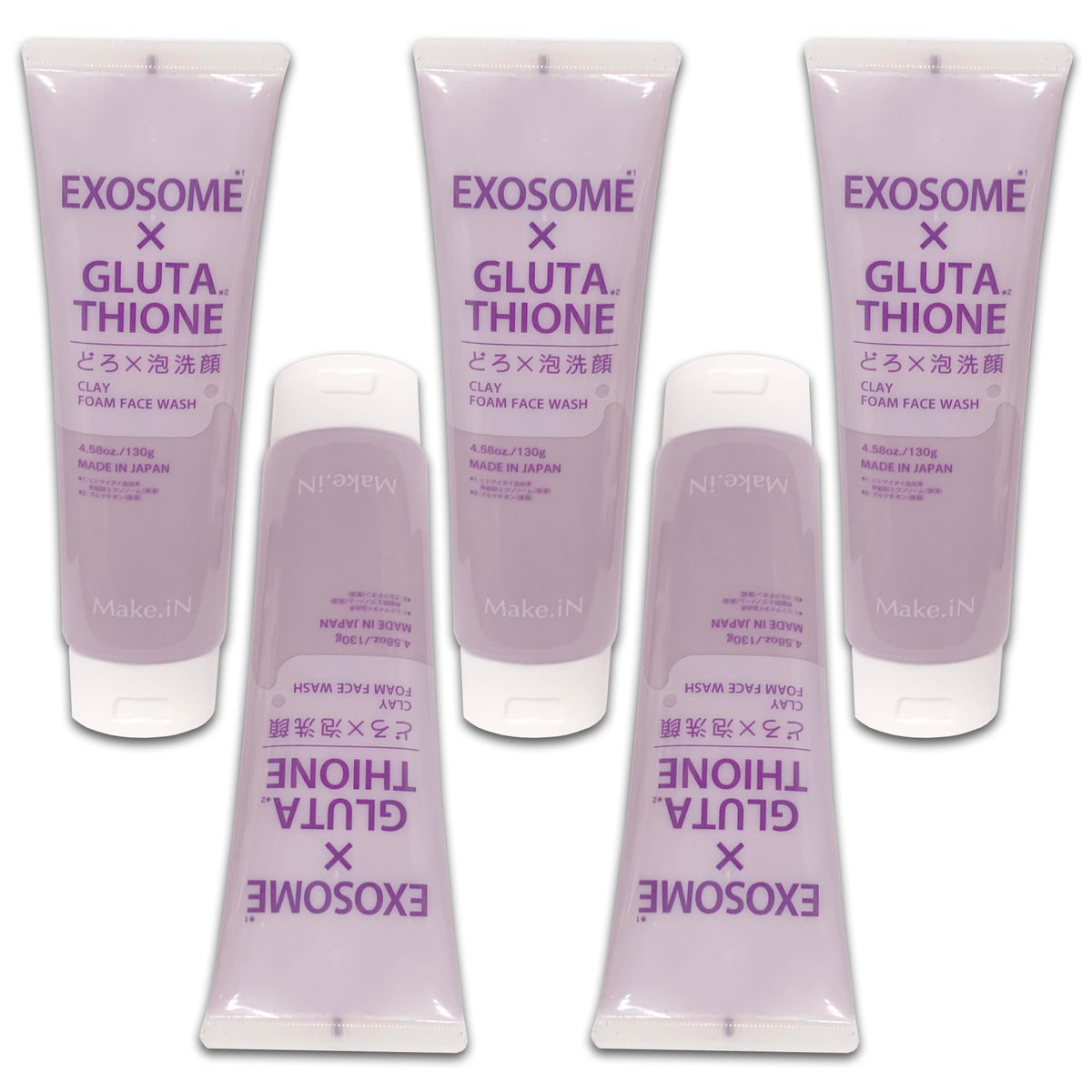 Make.iN Exosome and Glutathione Clay Foam Cleanser 130g
