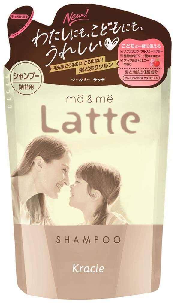ma & me Latte Shampoo Refill 360mL with Premium Milk Protein