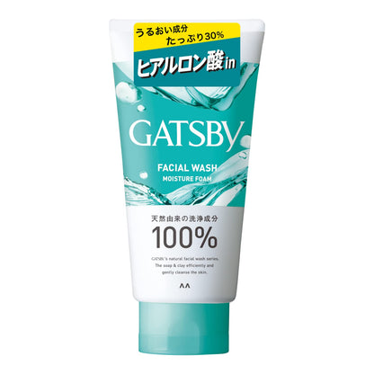 MANDOM Gatsby Facial Wash Moisture Foam 130g for Gentle Cleansing