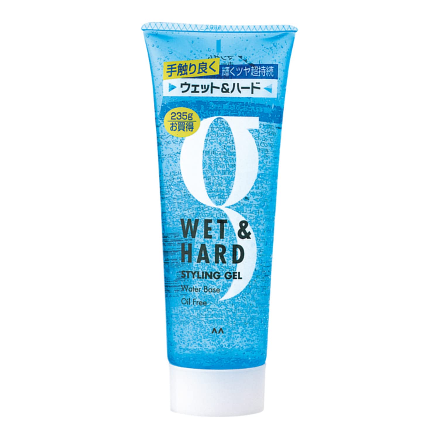 MANDOM Hold Gel Wet &amp; Hard 235g Strong Hold Hair Gel