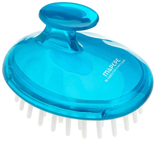 Mapepe Cleansing Brush with Negative Ions for Scalp Care Blue