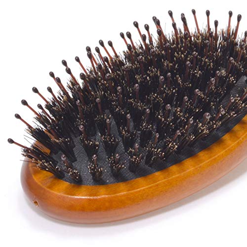 Mapepe Mini Mix Brush for Glossy Hair with Natural Bristles