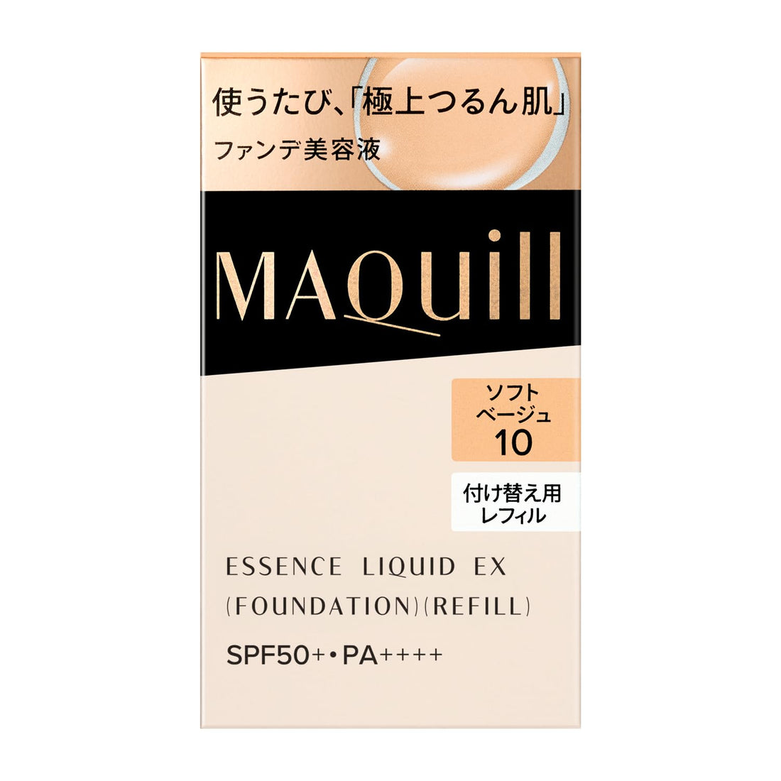 MAQUILLAGE Foundation Essence Liquid EX Soft Beige 10 Refill 24mL SPF50+