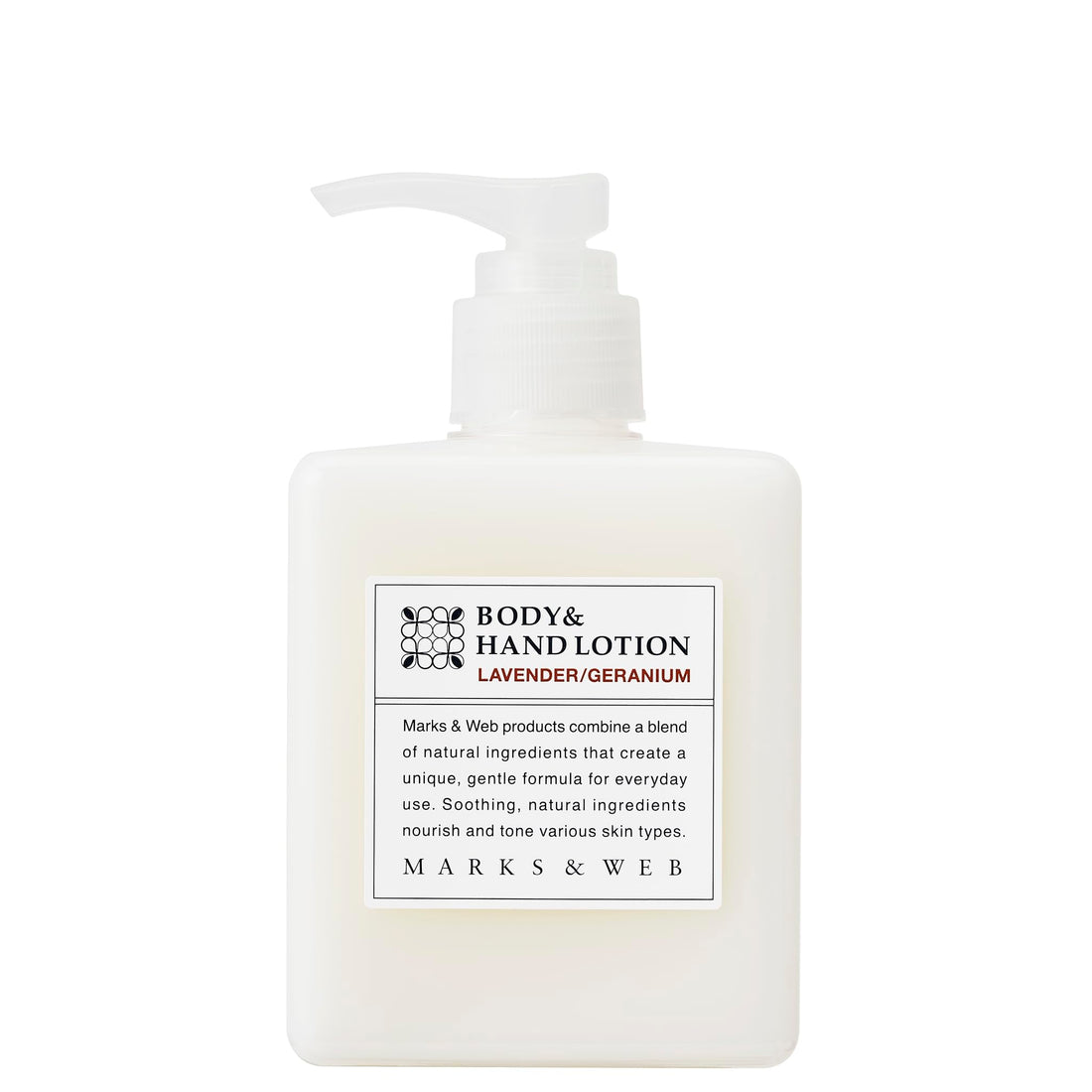 MARKS&WEB Herbal Body and Hand Lotion Lavender Geranium 250mL