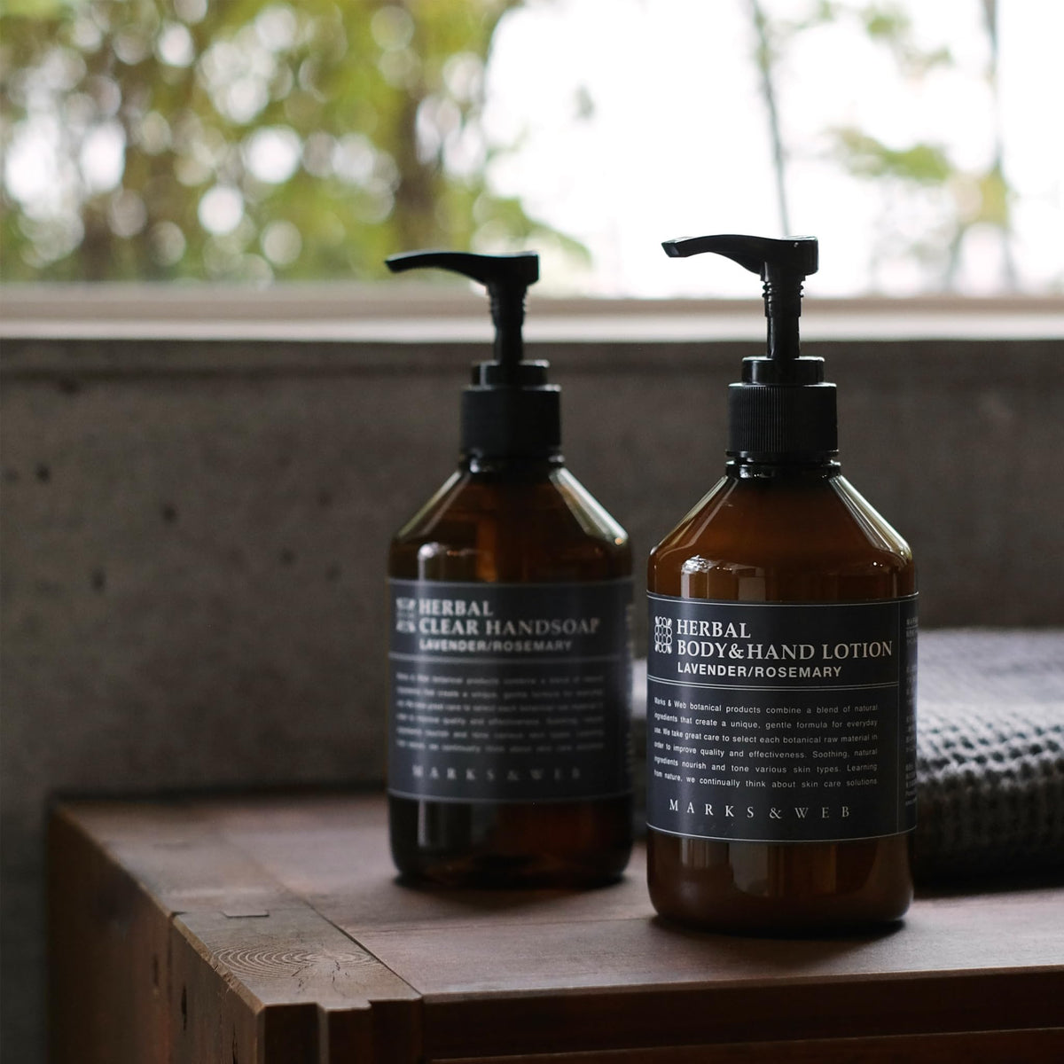 MARKS&amp;WEB Herbal Body and Hand Lotion Lavender Rosemary 250mL
