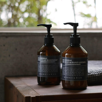 MARKS&amp;WEB Herbal Body and Hand Lotion Lavender Rosemary 250mL