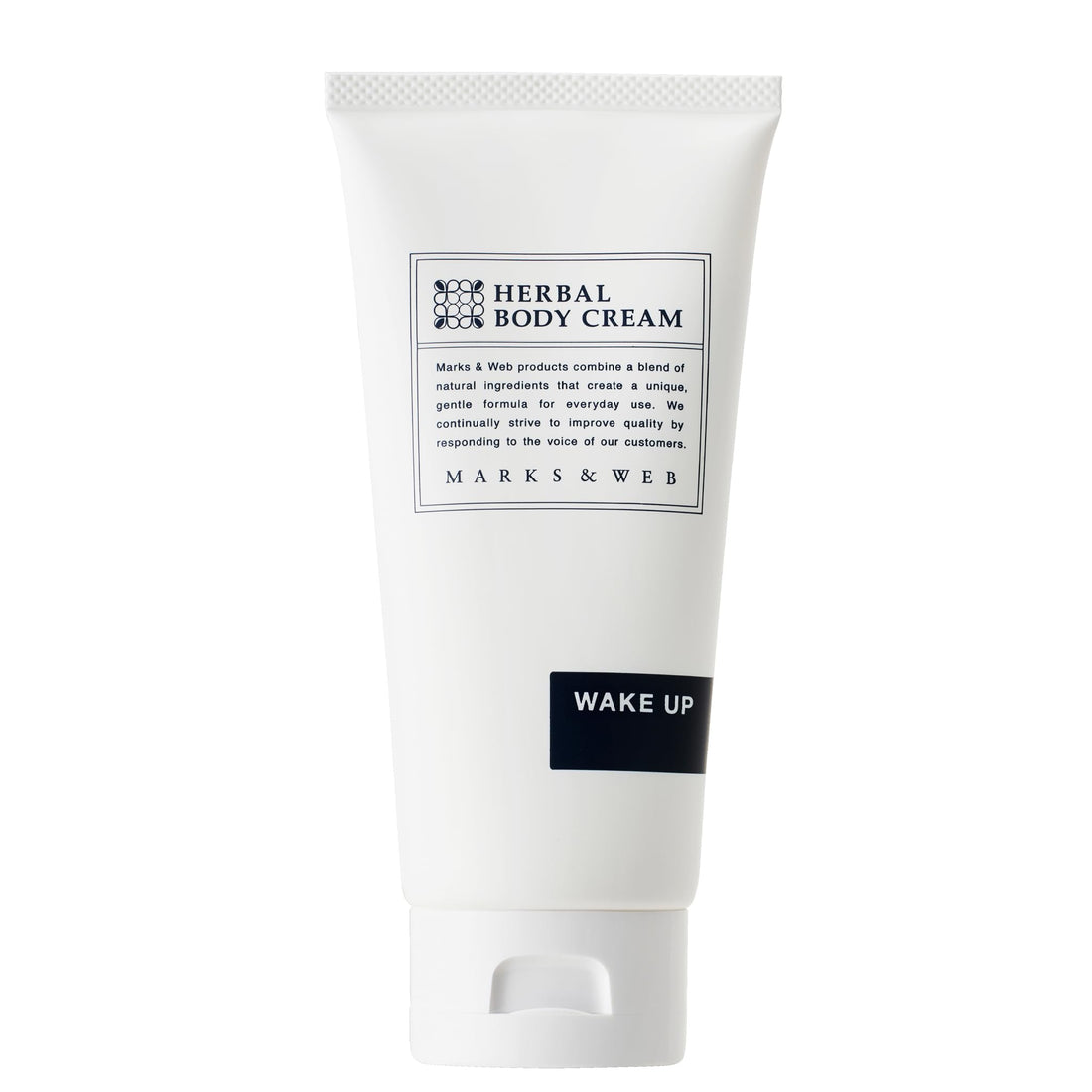 MARKS&WEB Herbal Body Cream Wake Up 200g for Refreshing Hydration