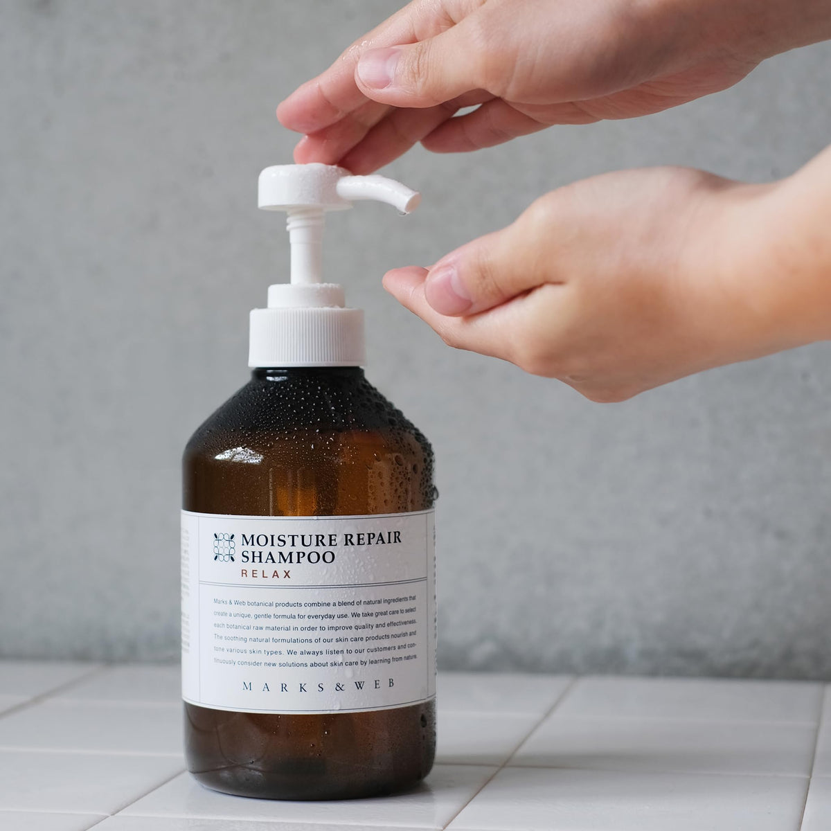 MARKS&amp;WEB Moisture Repair Shampoo 500ml for Japanese Hair Care
