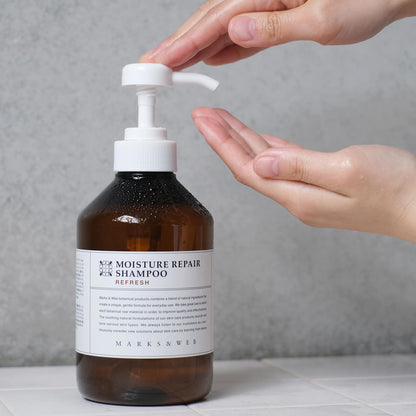 MARKS&amp;WEB Moisture Repair Shampoo 500mL Refreshing Formula