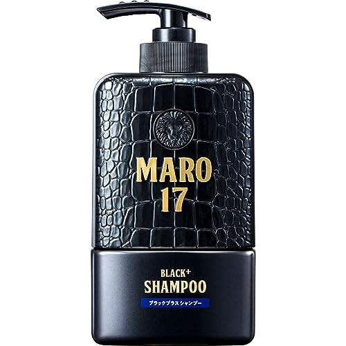 MARO17 Black Plus Shampoo Gentle Mint Scent 350ml Men&