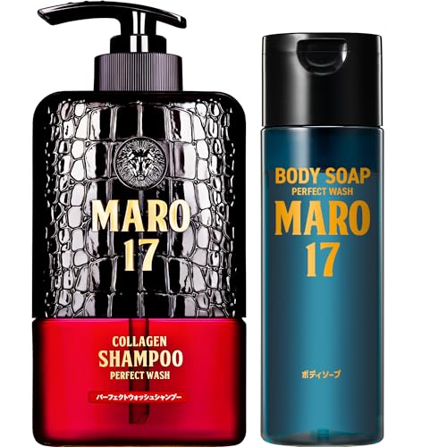MARO17 Mini Body Soap Set Perfect Wash Shampoo and Body Soap 350ml