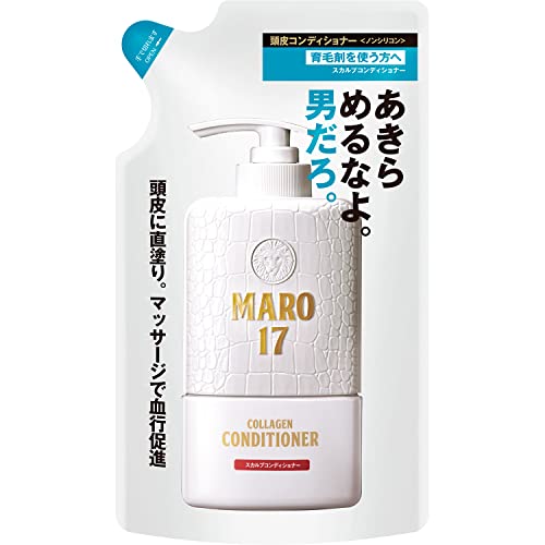 MARO17 Scalp Conditioner Men Non-Silicone Low Irritation 300ml Refill