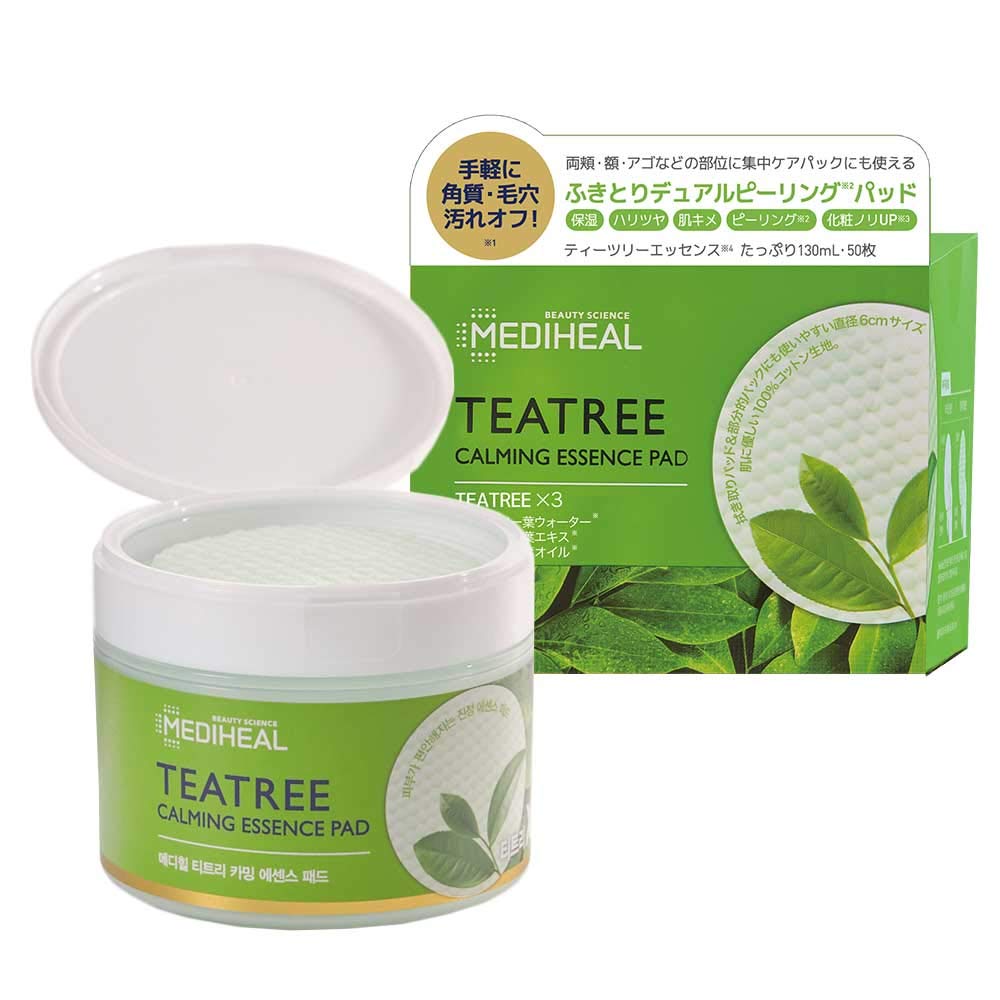 MEDIHEAL [Genuine] Tea Tree Calming Essence Pads, 50 (x 1)