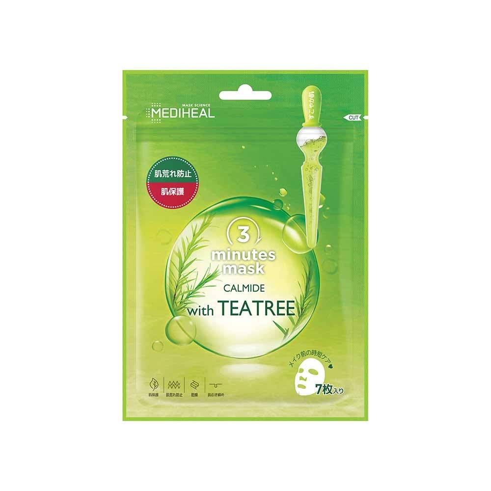 MEDIHEAL 3 Minute Sheet Mask (7 sheets) (Kermaid with TEATREE)