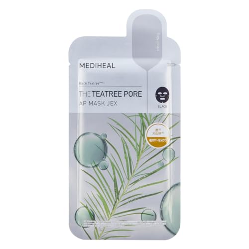 MEDIHEAL The Tea Tree Poison Ampoule Mask JEX 1 sheet Bincho charcoal black sheet