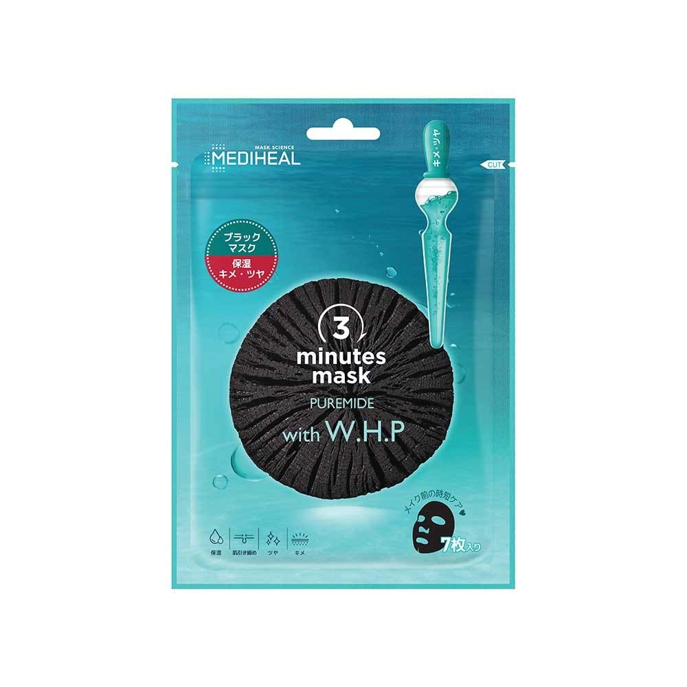 MEDIHEAL 3 Minute Sheet Mask (7 sheets) (Pure Mide with W.H.P)
