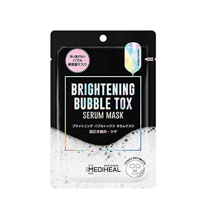 MEDIHEAL [Genuine] Brightening Bubble Tox Serum Mask 1 Sheet Face Mask 1 Sheet (x 1)