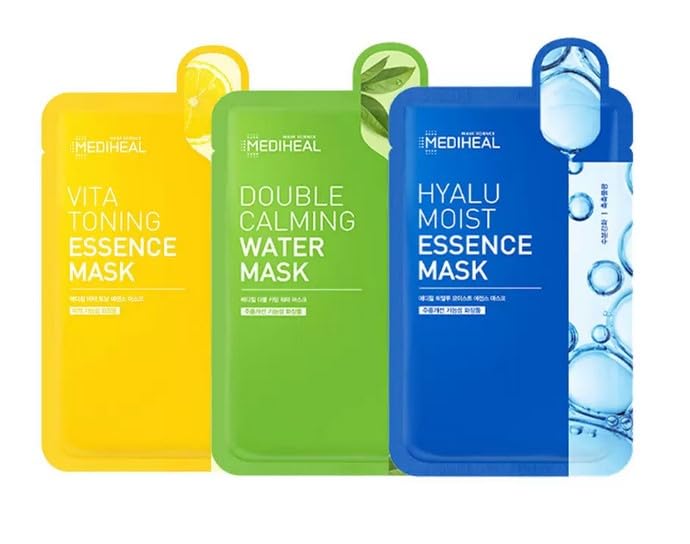MEDIHEAL Essence Mask Set 12 sheets x 3 types