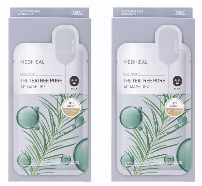 MEDIHEAL THE Tea Tree Pore AP Mask JEX 3 sheets x 2 packs
