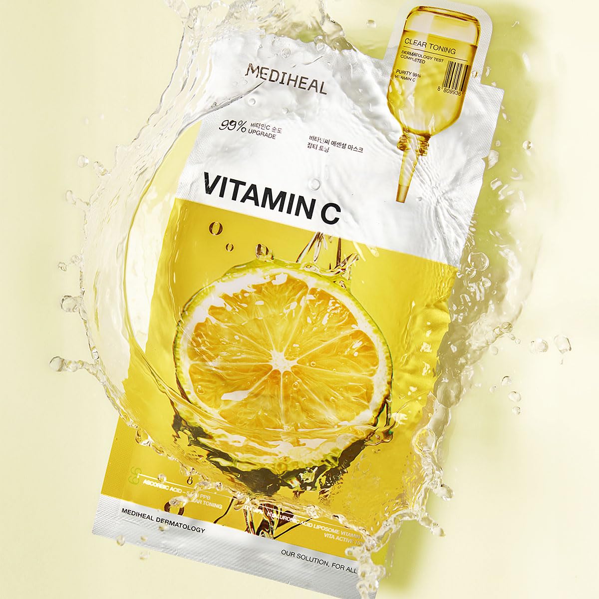 MEDIHEAL Vitamin C Essential Mask 10 Sheets for Dull Skin