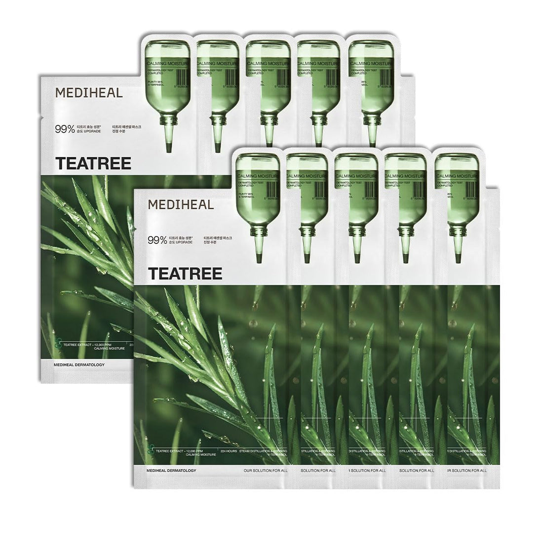 MEDIHEAL Teatree Essential Mask 10 Pack for Hydration and Care