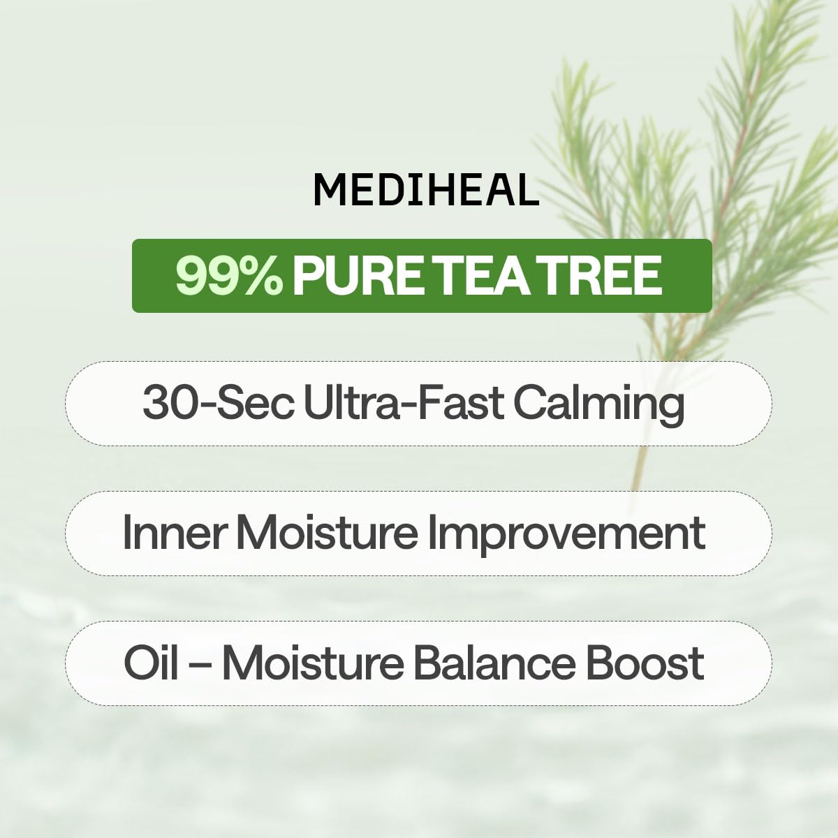 MEDIHEAL Teatree Essential Mask 10 Sheets for Hydration and Care