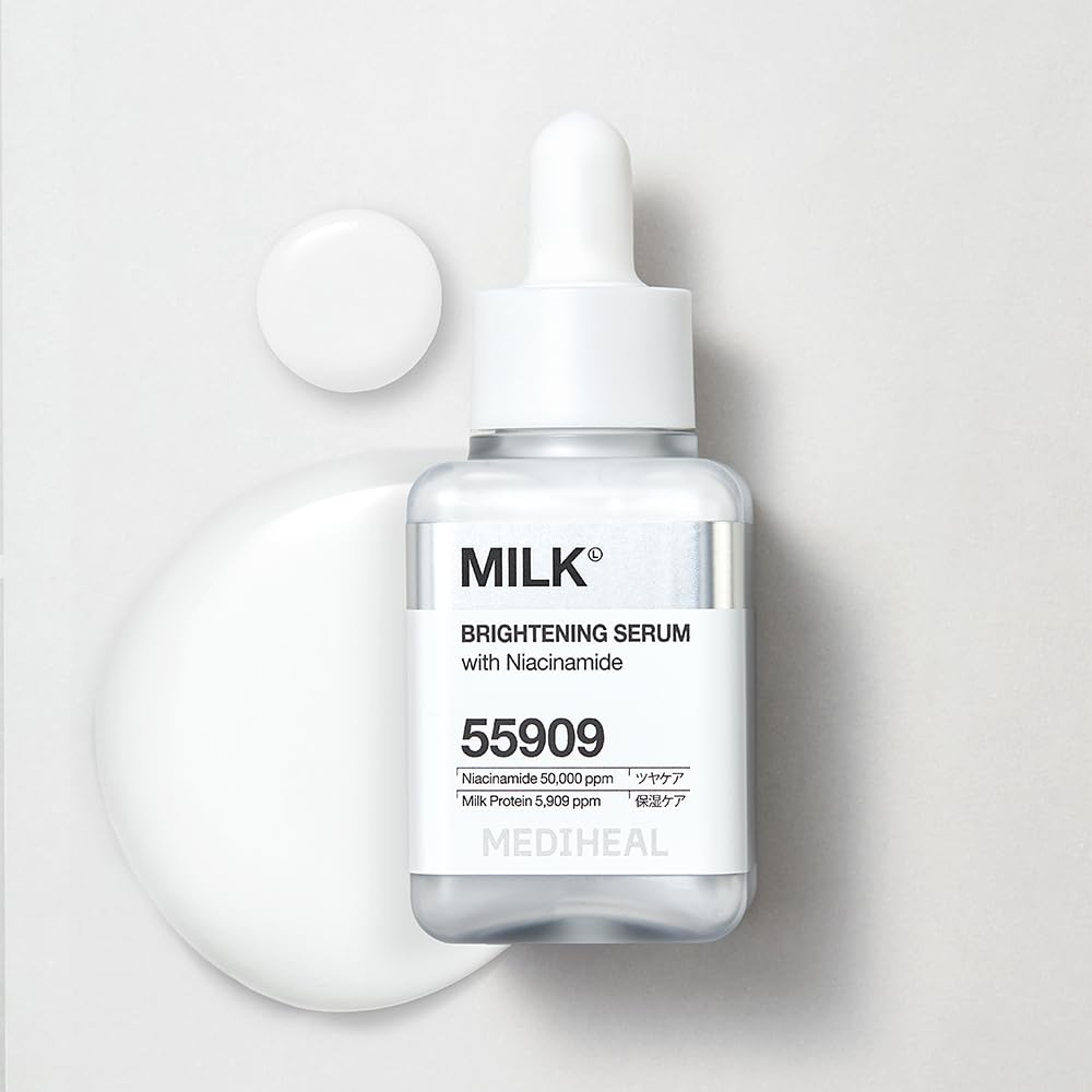MEDIHEAL Milk Brightening Serum 40ml for Radiant Skin