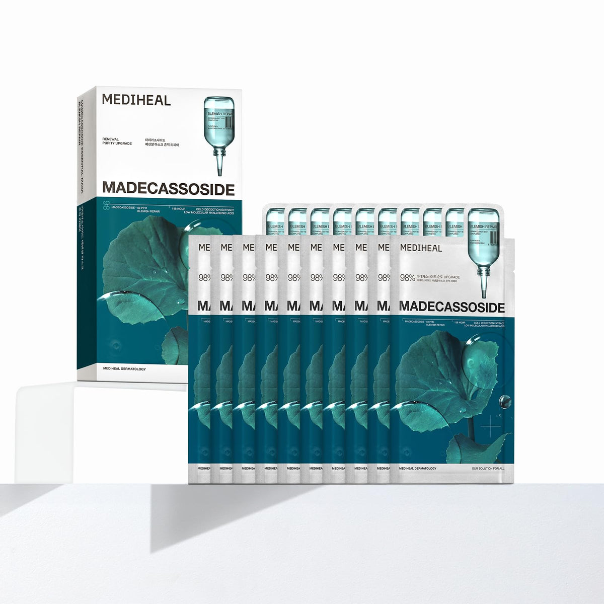 MEDIHEAL Madecassoside Essential Mask 10 Sheets for Hydration